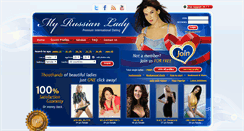 Desktop Screenshot of my-russian-lady.com